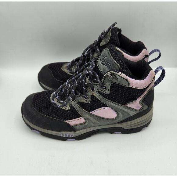 Danner Womens Size 7 Springfield Boot Gray Lavender Black Waterproof Nubuck Mesh - Picture 6 of 15